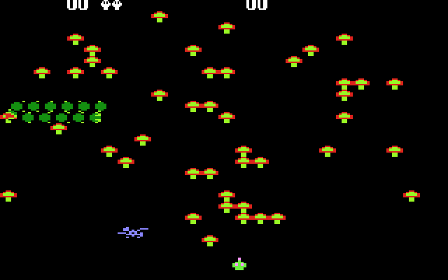 Centipede (1982) (Atari) Screenshot 1